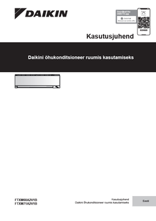 FTXM60-71A_Operation manual_3PET728539-5F_Estonian download